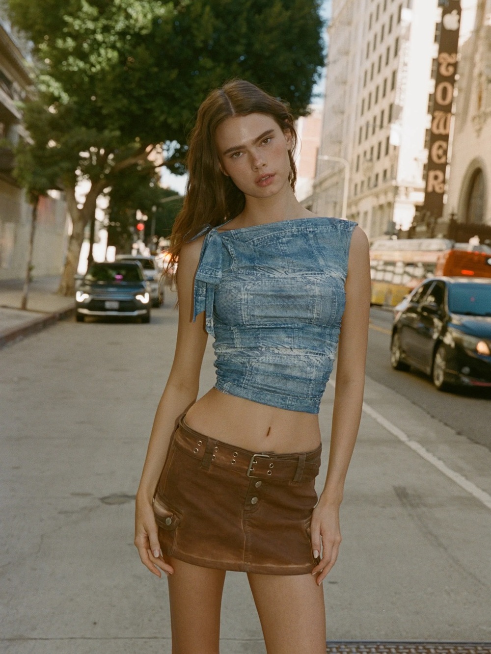 Carla skirt in brown